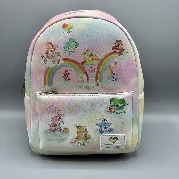 Loungefly Care Bears Rainbow Tie-Dye Mini Backpack main image 4